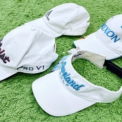🧢ゴルフ帽子4点セット⛳新品あり＆中古も綺麗✨無料でおまけ感覚🎁他のゴルフ用品もチェック！の画像