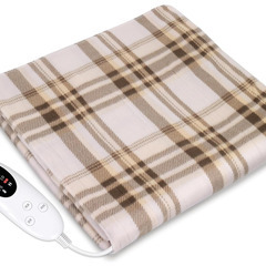 電気毛布 掛け敷き兼用 160×120cm　切り忘れ防止タイマー付き　節電 　洗濯可能　電気ブランケットの画像