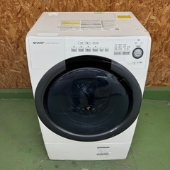 29東京 306 送料設置無料　SHARP　ドラム式洗濯機　7㌔　乾燥機能付き の画像