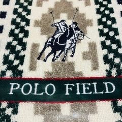 【期間限定 新品未使用】POLO FIELD ロゴ入り バスタオルセットの画像