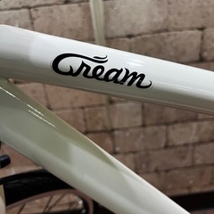 【美品】Cream クロスバイク　シマノ変速機搭載 の画像
