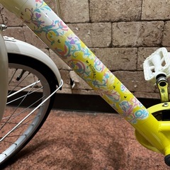 【美品】ブリヂストン ジュニア自転車 20インチ エコパル 希少イエローの画像