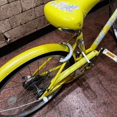 【美品】ブリヂストン ジュニア自転車 20インチ エコパル 希少イエローの画像