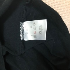 黒い五分袖Tシャツ LLサイズの画像