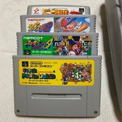 スーパーファミコンソフトセットの画像