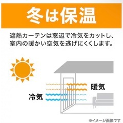 遮光1級・遮熱・遮音カーテンレースカーテン に2点セットの画像