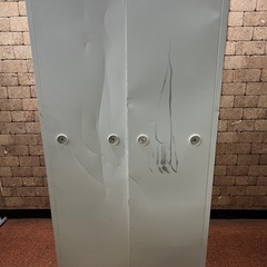 8人用ロッカー 鍵あり 裏側凹みありありの画像