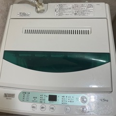 2019年製造 洗濯機4.5kgの画像