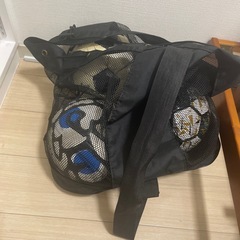 サッカーボール3個　ケース付きの画像