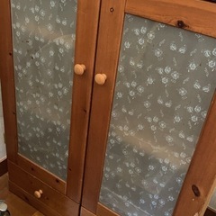 天然木　本棚の画像