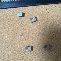 アメリカンカントリー　壁掛け　コルクボード　星条旗の画像