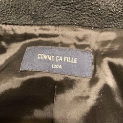 COMME CA FILLE コート120㎝の画像