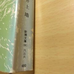 『夏草冬濤』井上 靖　新潮文庫の画像
