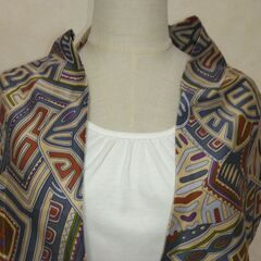 ストール　グレーの画像