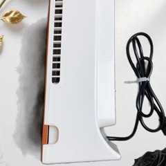 コンパクトセラミックヒーター｜オレンジ色|タイマー付き省エネの画像