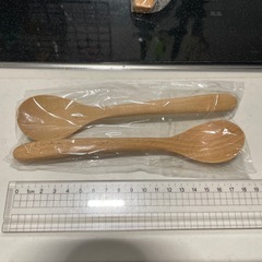 決まりました　新品カトラリー　木製スプーン　4本セット　バラ売り可能の画像