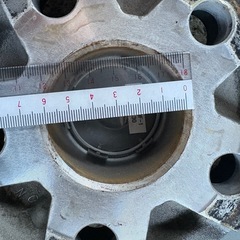 良品.バリ溝.17インチ.ヨコハマ.スタッドレスタイヤ.社外アルミホイール.4本セットの画像