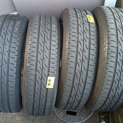 ホンダ R14アルミホイールと夏タイヤ(中古品)の画像