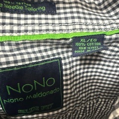 NoNoMaldonadoギンガムチェックシャツメンズ XL 綿100％の画像
