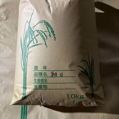 令和7年産　朝日　玄米10Kg　農家直送　家計にやさしい　晴れの国岡山の画像