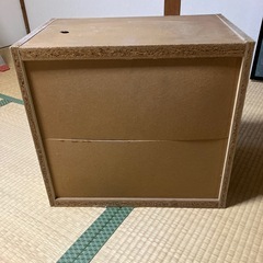 テレビ台として使ってた棚の画像