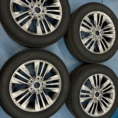 40系アルファード 18インチ純正タイヤ＆ホイールセット 新車外しの画像