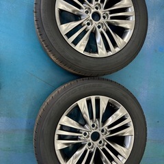 40系アルファード 18インチ純正タイヤ＆ホイールセット 新車外しの画像