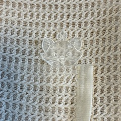 ディズニーコラボ　マリーちゃん　ホワイトメッシュカーディガンの画像