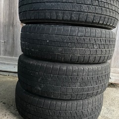 アルミホイール4本 マルチPCD100,110,114.3 155/65R13タイヤ付きの画像