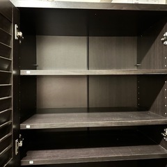 シューズクローゼット 靴箱 下駄箱 飾り棚 ミラー 全身鏡の画像