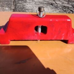 耕運機用　オモリ　20kg　固定ピン付きの画像