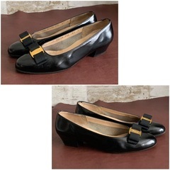 サルバトーレフェラガモ【23.5㎝位】パンプス☆クリーニングお手入れ済6334の画像