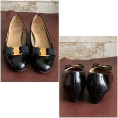 サルバトーレフェラガモ【23.5㎝位】パンプス☆クリーニングお手入れ済6334の画像