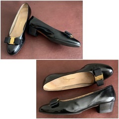 サルバトーレフェラガモ【23.5㎝位】パンプス☆クリーニングお手入れ済6334の画像