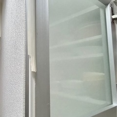 １２月５日〜6日　ホワイト 食器棚 カップボード　キッチンボード レンジボードの画像