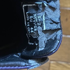 ドラゴンベアード　ダークブルー レザー ビジネスシューズの画像