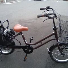 2０インチ　子供乗せ自転車　プチママン　内装3段変速　LEDオートライトの画像