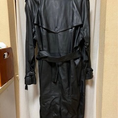 COMO NUOBO レザーロングコートの画像