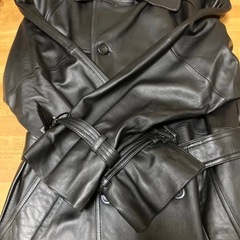 COMO NUOBO レザーロングコートの画像