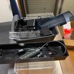 60センチ上部フィルター、ヒーターの画像