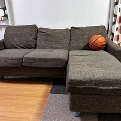 L字ソファーの画像