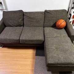 L字ソファーの画像