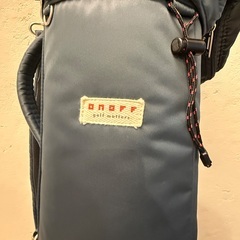 キャディバッグ　ネイビー　７型の画像