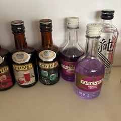 ミニチュア瓶　洋酒セットの画像