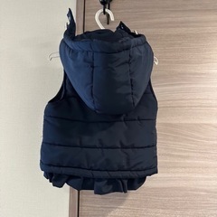 プティマイン　ダウン　ベスト　アウター　ジャンパー80の画像