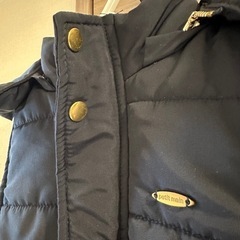 プティマイン　ダウン　ベスト　アウター　ジャンパー80の画像
