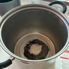 Supper ステンレス 寸胴鍋 蒸し器付きの画像