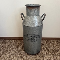 ブリキの牛乳缶✳︎ガーデニング✳︎インテリアの画像
