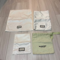 GUCCI Burberry 空箱・袋の画像