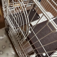 猫　キャット　ケージ　ブラウン　2段　の画像